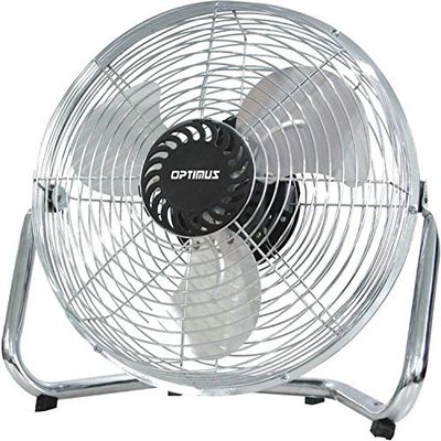 Optimus Industrial Grade 3-Speed High-Velocity Fan, 18 Inches, Black/Chrome, F-4182 by Optimus