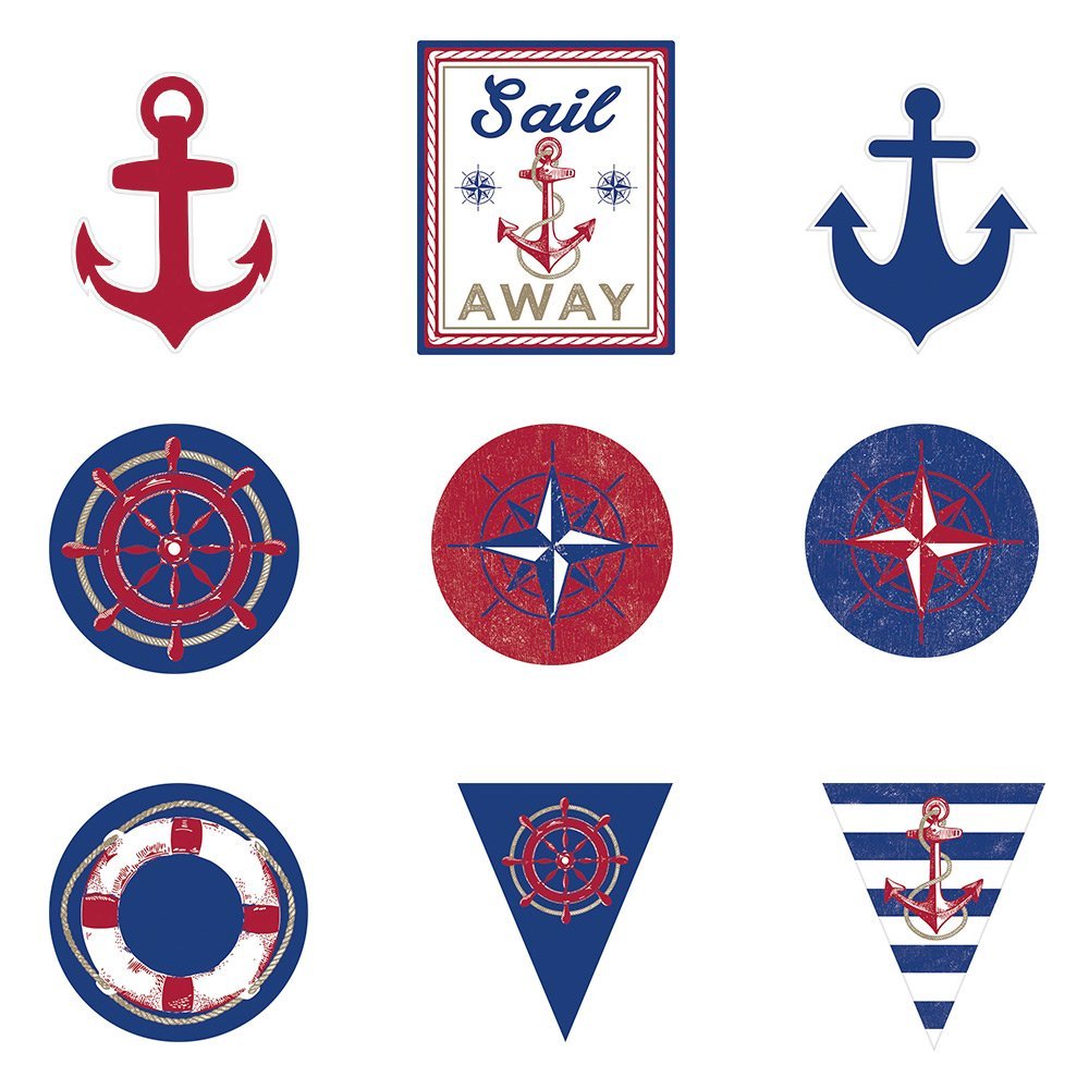 Amscan Anchors Aweigh Party Cutout Kit