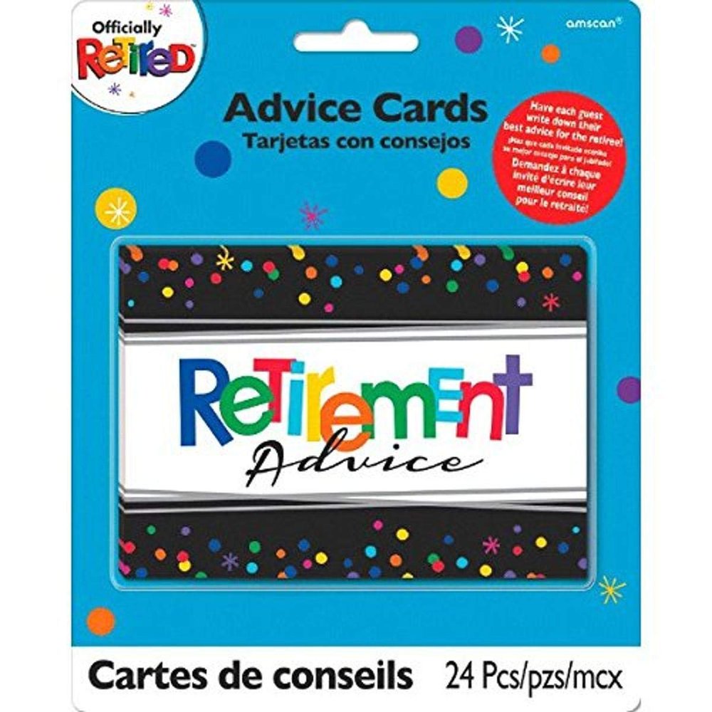 Amscan Officially Retired Retirement Advice Cards