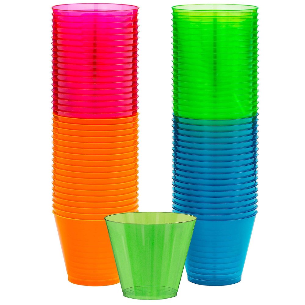Amscan Neon Party Supplies, 9 oz