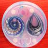 Multi-Clear-silicone Ring pendants Molds,ring size 8. 9. pendants 50mmX45mm.(332) view 3