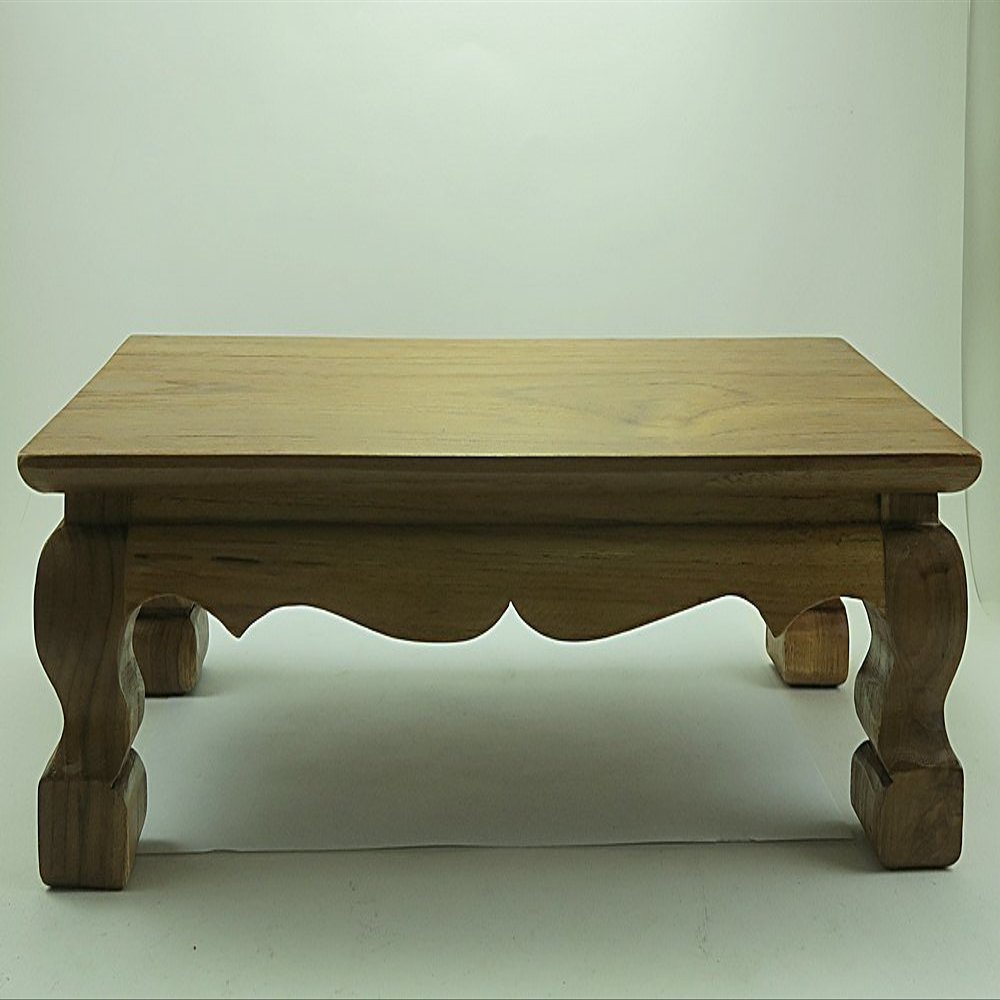 610 Mini Thai Buddha Teak Wood Altar Table