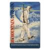 10th Mountain Division Di-Bond Coated Aluminum Ski Sign view 1