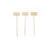 BambooMN 4.5" Decorative Bamboo Small Billboard Cocktail Hors' D'oeuvres Pick Skewer for Events, Restaurants, or Home Party Supplies, 300 Pieces view 1