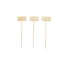 BambooMN 4" Decorative Bamboo Small Billboard Cocktail Hors' D'oeuvres Pick Skewer for Events, Restaurants, or Home Party Supplies, 300 Pieces view 1