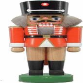 Rudolphs Schatzkiste Nutcracker Hussar red 17cm Nutcracker Wood Figure ore Mountains