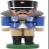 Rudolphs Schatzkiste Nutcracker Hussar Blue 17cm Nutcracker Wood Figure ore Mountains view 1