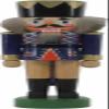 Rudolphs Schatzkiste Nutcracker King Blue 16cm Nutcracker Wood Figure ore Mountains view 1
