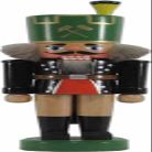 Rudolphs Schatzkiste Nutcracker Miner of The Green hat 19cm Nutcracker Wood Figure ore Mountains