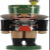Rudolphs Schatzkiste Nutcracker Miner of The Green hat 19cm Nutcracker Wood Figure ore Mountains view 1