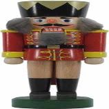 Rudolphs Schatzkiste Nutcracker King red/Yellow 16cm Nutcracker Wood Figure ore Mountains