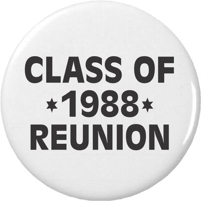 QTY 10 Class of 1988 Reunion 2.25 Large Magnets School Graduation