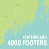 New England 4000 Footers Map 18x24 Poster (Green & Aqua) view 3