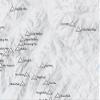 Adirondack High Peaks Checklist Map 18x24 Poster (Gray) view 2