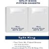 American Linen Adjustable California King Bed Sheets 5PCs Royal Blue Solid -100% Egyptian Cotton 18 Inches Deep Pocket (Split-California King) view 2