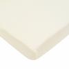 TL Care Cotton Fitted Mini Crib Sheet 38x24", Cream view 1
