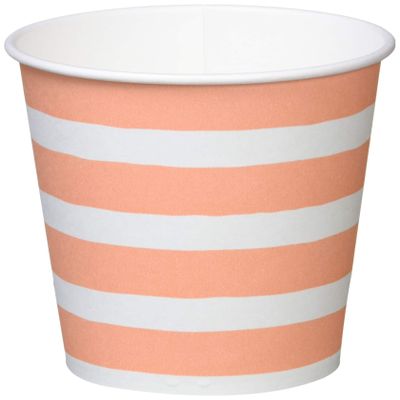 (Sunnap) Shimashima Pattern Paper Cups 205ml 50pcs C2050SIM