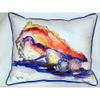 Betsy Drake HJ290 Betsys Conch Large Indoor & Outdoor Pillow 16 x 20 view 1