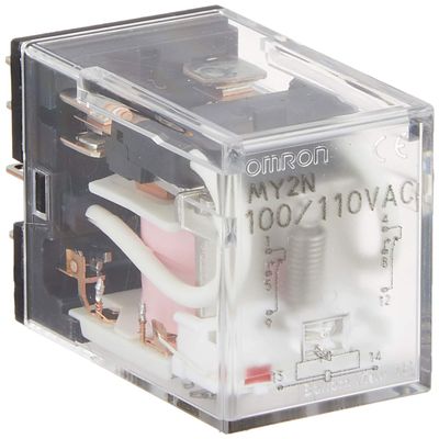MY2N Mini Power Relay 110W AC100 / 110-2-9708-04, Automatic, Electrical Component Relay