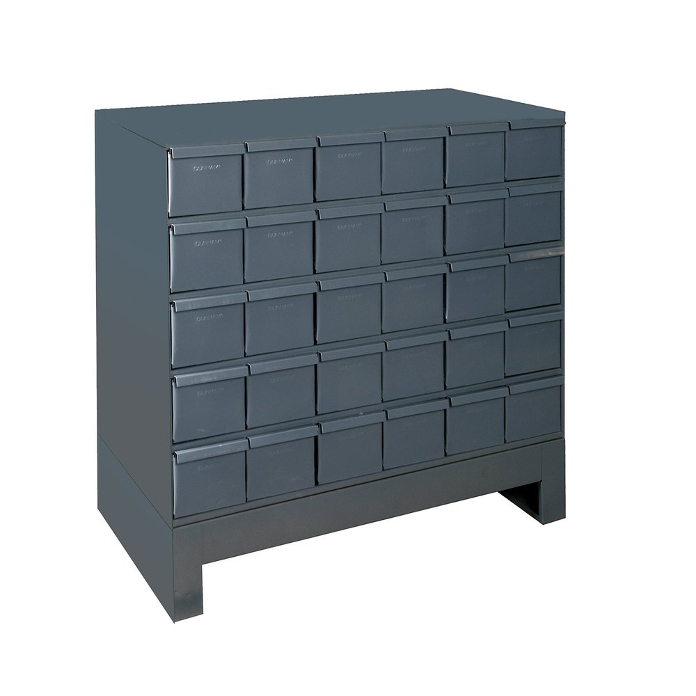 Durham 027-95 30 Drawer Cabinet 17 ASY. Unit, Gray