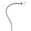 BiNFU 3W Gooseneck Bedside Reading Light, Wall/Headboard Mounted LED Art Gallery Display Lamp with Switch, Chrome(Plug) view 4