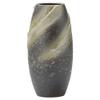 Marui Pottery MR-1-2552 Shigaraki Ware Hephimon Vase Flower Base, Large, Vertical, Brown, Ash Glaze, Buddhist Altar, Pottery view 1