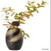 Marui Pottery MR-1-2552 Shigaraki Ware Hephimon Vase Flower Base, Large, Vertical, Brown, Ash Glaze, Buddhist Altar, Pottery view 2