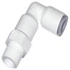 Parker Hannifin 6509 62 22WP2 LIQUIfit Polymer Body Swivel Elbow Fitting, 1/2" Push-to-Connect Tube x 1/2" Male NPTF view 1