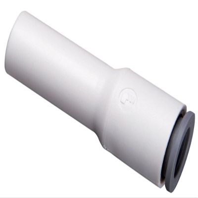 Parker Hannifin 6366 56 08WP2 LIQUIfit Polymer Body Tube Reducer Fitting, 1/4" Push-to-Connect Tube x 5/16" Tube Stem