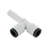 Parker Hannifin 6383 56 00WP2 LIQUIfit Polymer Body Plug-in Run Tee Fitting, 1/4" Push-to-Connect Tube x 1/4" Tube Stem view 1