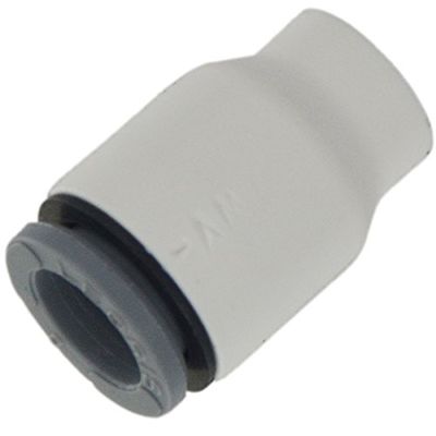 Parker Hannifin 6351 06 00WP2 LIQUIfit Polymer Body End Stop Fitting, 6 mm Push-to-Connect Tube