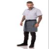 Chef Works Unisex Portland Half Bistro Apron, Indigo Blue, One Size view 2