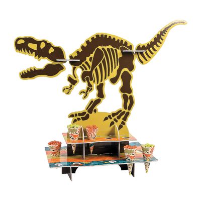 Dinosaur Dino Dig Party Treat Stand with Cones - Party Supplies - 25 Pieces