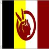 B&Y American Indian Movement AIM Equal Rights - 5'x3' (150cm x 90cm) Flag view 1