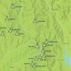 Catskill High Peaks Checklist 18x24 Poster (Bright Green) view 2