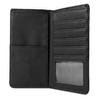 Sanis Enterprises Passport Faux Leather RFID Protected Wallet, 4-3/8" L x 6" H x 1/2" W, Black view 1