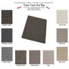 2'x3' Homespun Flannel - Quadrille - Custom Carpet Area Rugs & Runners - 30 Oz. Pattern Berber Style in Modern Earth Trones | 9 Colors to Choose from view 1