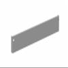 20IN L X 2.75IN H Shelf Lip for 48420 view 1