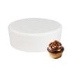 Culpitt 12" x 4" Round Cake Dummy, Bevelled Edge Cake Form, Practice Cake Decorating or Use for Creating Long-Lasting Displays, Smooth Polystyrene view 1