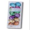 Colorful Fillable Plastic Glitter Easter Eggs : Package of 12 view 1