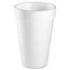 16 oz Foam Cups 25/Bag in White view 1