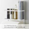 Yamazaki Industries 2907 Magnetic Refrigerator Side Rack, White, Approx. W 9.6 x D 2.6 x H 13.4 inches (24.5 x 6.5 x 34 cm), Plate, Kitchen Rack, Kitchen Paper Holder view 4
