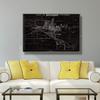 Oliver Gal "Map of Dundee Township 1876" Canvas Art, 60" x 40" view 2