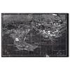 The Oliver Gal Artist Co. Maps Wall Art Canvas Prints 'Map of Monaco 1921' view 1