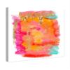 The Oliver Gal Artist Co. Abstract Wall Art Canvas Prints 'New Yorker in Spring' Home Dcor, 20" x 20", Orange, Pink view 2