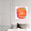 The Oliver Gal Artist Co. Abstract Wall Art Canvas Prints 'New Yorker in Spring' Home Dcor, 20" x 20", Orange, Pink view 3