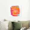 The Oliver Gal Artist Co. Abstract Wall Art Canvas Prints 'New Yorker in Spring' Home Dcor, 20" x 20", Orange, Pink view 4