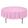 Tablecloth Polyester Round Seamless (One Piece) 72 Inch Pink By Broward Linens view 1