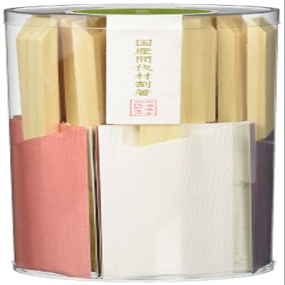 Pure Japanese Style Japanese Color Split Chopsticks 25 Pairs Made of Japanese Thinning Wood