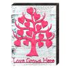 Designocracy Valentine Family Tree with Quote Reclaimed Wooden Home Decor view 1